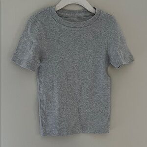 Hanna Andersson Heather Gray Short Sleeve Undershirt Small